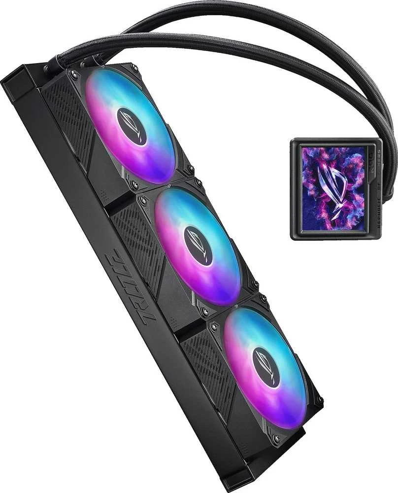 ASUS ROG Ryujin III 360 ARGB Extreme Kompiuterio dėklas All-in-one liquid cooler 12 cm Juodas