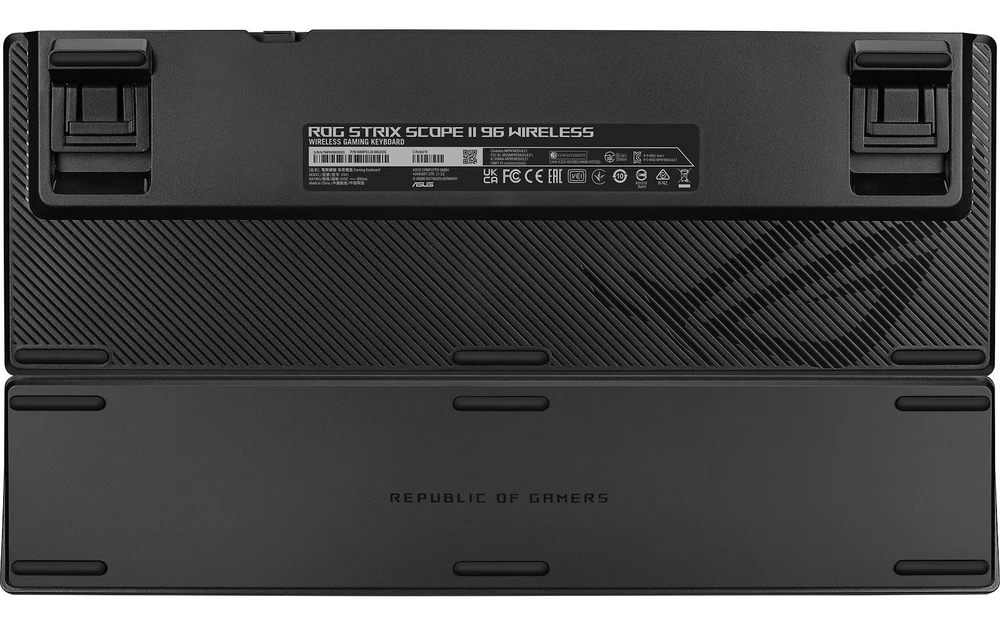 ASUS ROG Strix Scope II 96 belaidė RGB žaidimų klaviatūra su ROG NX Snow jungikliais, Nordic išdėstymas