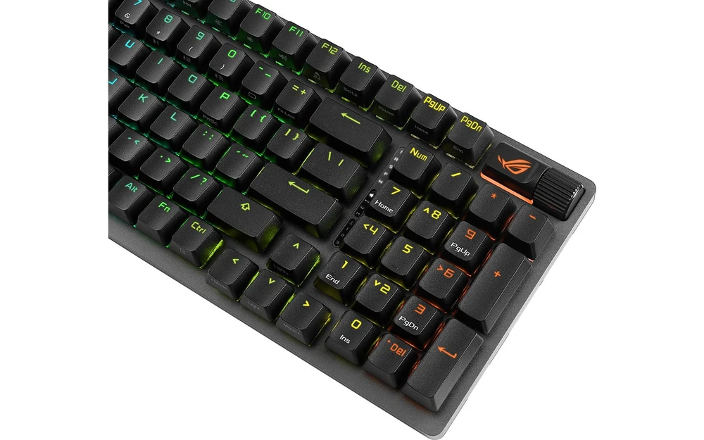 ASUS ROG Strix Scope II 96 belaidė RGB žaidimų klaviatūra su ROG NX Snow jungikliais, Nordic išdėstymas