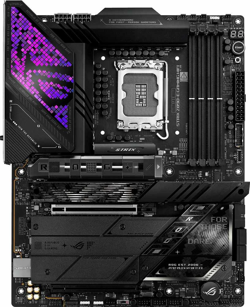 Pagrindinė plokštė ASUS ROG STRIX Z890-E GAMING WIFI LGA1851 DDR5 ATX MB