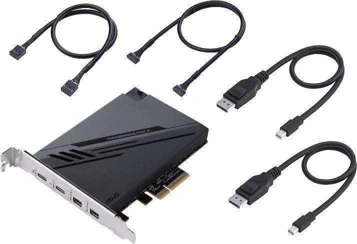 Kontroler Asus PCIe 3.0 x4 – 2x Thunderbolt 4 ThunderboltEX 4 (90MC09P0-M0EAY0)