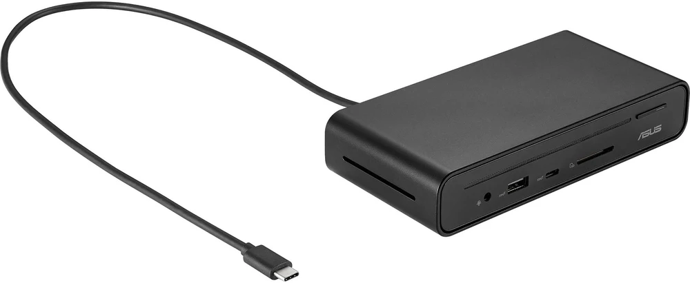 Asus | DC300 trijų ekranų USB-C dokas | 90XB08CN-BDS090 | DisplayPort jungčių kiekis: 1 | HDMI jungčių kiekis: 1 | Ethernet LAN