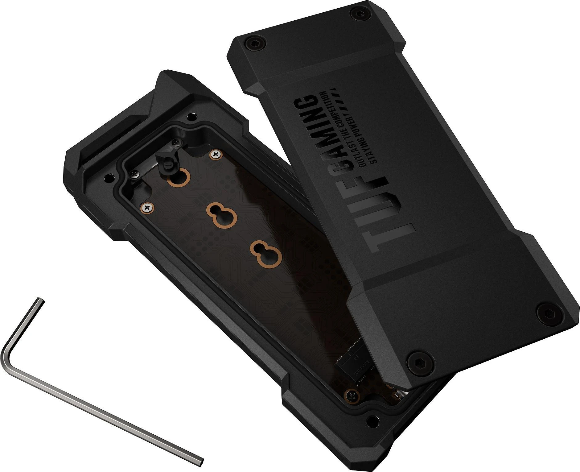 ASUS TUF Gaming A1/ USB-C 3.2 Gen 2x1 SSD enclosure, dual M.2 NVMe PCIe and SATA interfaces