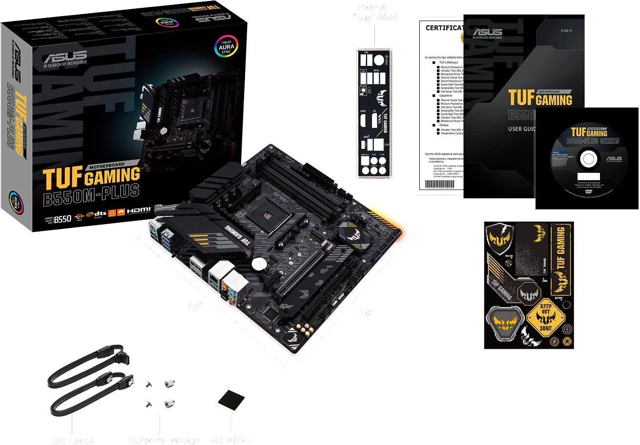 Pagrindinė plokštė ASUS TUF Gaming B550M-PLUS