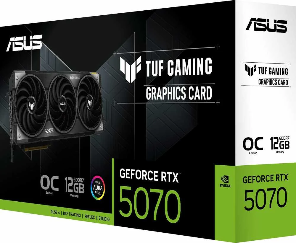 ASUS TUF Gaming TUF-RTX5070-O12G-GAMING NVIDIA GeForce RTX 5070 12 GB GDDR7