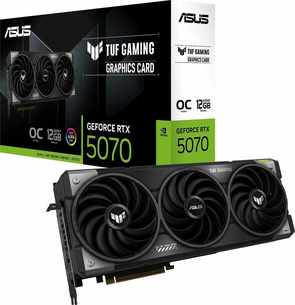 ASUS TUF Gaming TUF-RTX5070-O12G-GAMING NVIDIA GeForce RTX 5070 12 GB GDDR7
