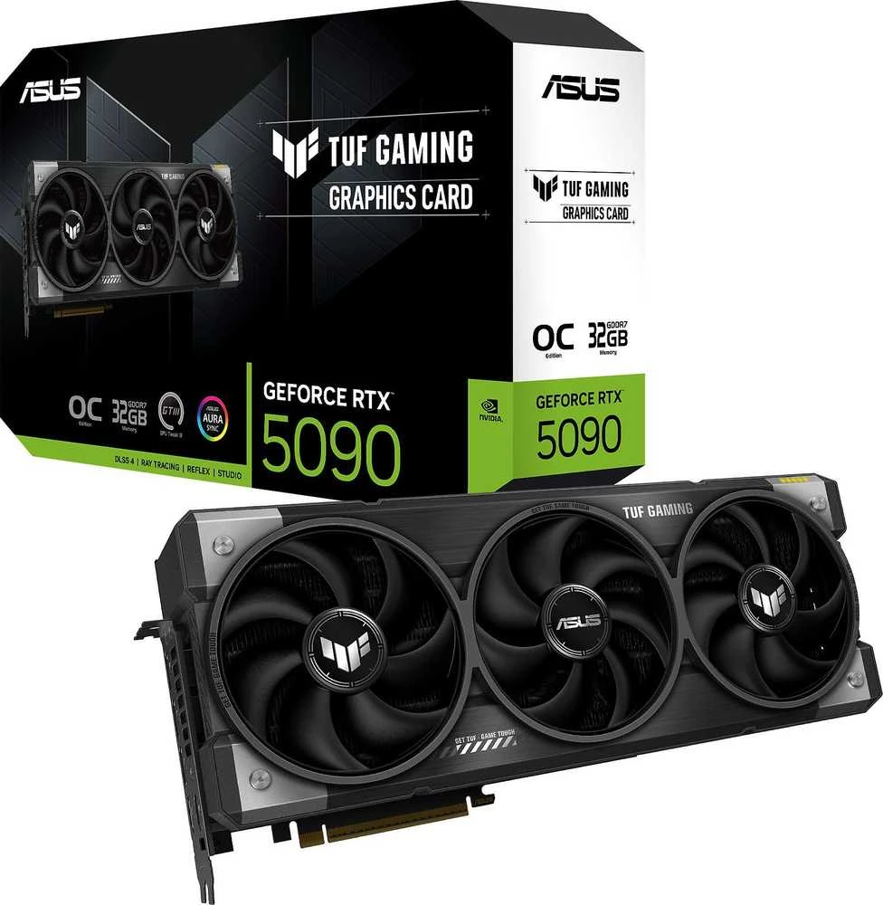 Vaizdo plokštė ASUS TUF Gaming TUF-RTX5090-O32G-GAMING NVIDIA GeForce RTX 5090 32 GB GDDR7