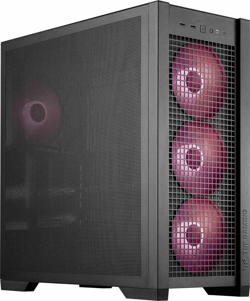 Kompiuterio Korpusas - ASUS TUF Gaming GT302 TG ARGB Juodas