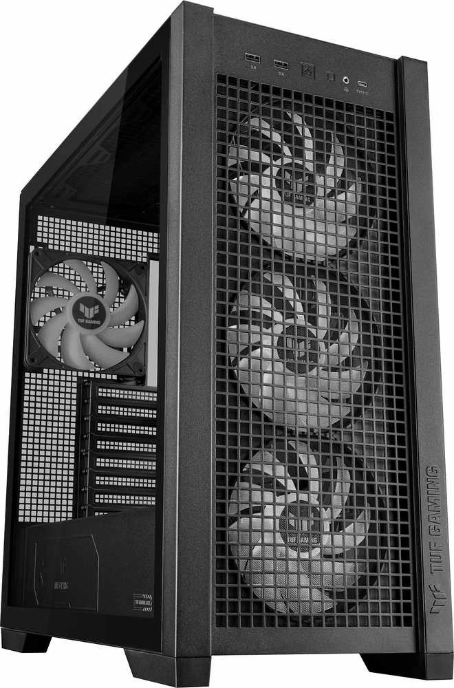 Kompiuterio Korpusas - ASUS TUF Gaming GT302 TG ARGB Juodas