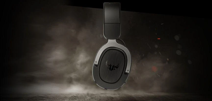 Žaidimų ausinės Asus TUF H3, 50 mm ASUS Essence driver/7.1 Virtual Surround Sound/Lightweight Comfort 294g/Stainless-steel headand /Full Compatibility