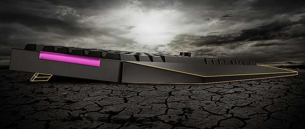Žaidimų klaviatūra Asus TUF Gaming K1, Nordic (Šiaurės šalių) išdėstymas, RGB, Juoda