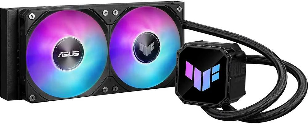 ASUS TUF žaidimų kompiuterio aušintuvas su RGB apšvietimu