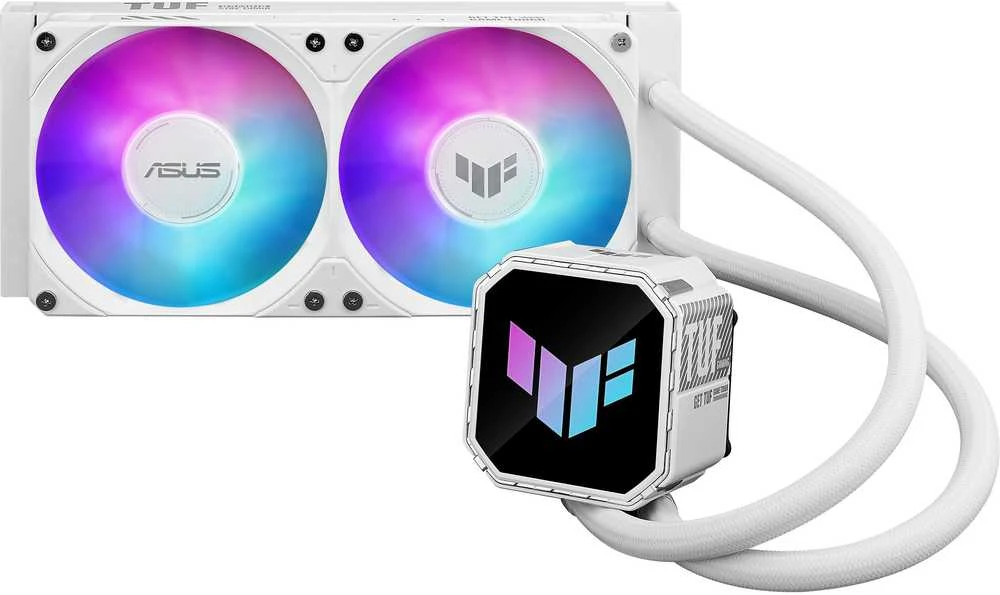 ASUS TUF GAMING LC III 240 ARGB WHT procesorius „viskas viename“ skysčio aušintuvas 12 cm Baltas