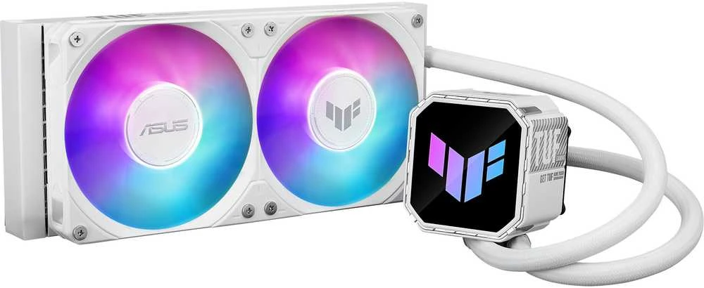 ASUS TUF skysčio aušintuvas su RGB apšvietimu