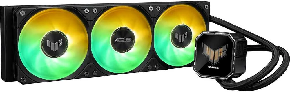 ASUS TUF Gaming LC III 360 ARGB LCD procesorius „viskas viename“ skysčio aušintuvas 12 cm Juodas 1 vnt.
