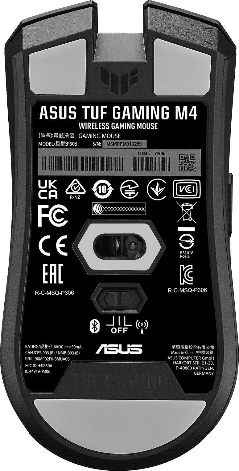 ASUS Pelė žaidimams ASUS TUF Gaming M4 - Wireless - Juodas