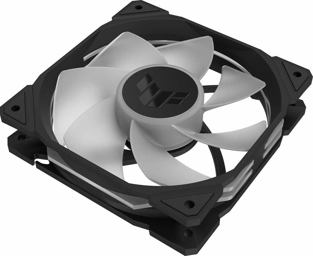 ASUS TUF GAMING TR120 ARGB REVERSE 1-pack Baltas Kompiuterio dėklas Oro vėsintuvas 12 cm