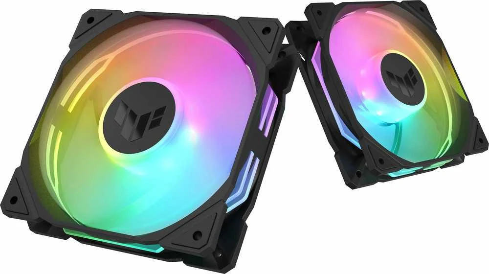 ASUS TUF TR120 ventiliatoriai su ARGB apšvietimu