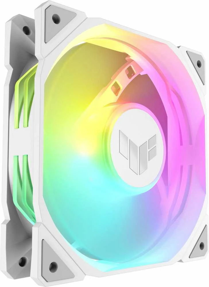 ASUS TUF GAMING TR120 ARGB REVERSE 1-pack Baltas Kompiuterio dėklas Oro vėsintuvas 12 cm