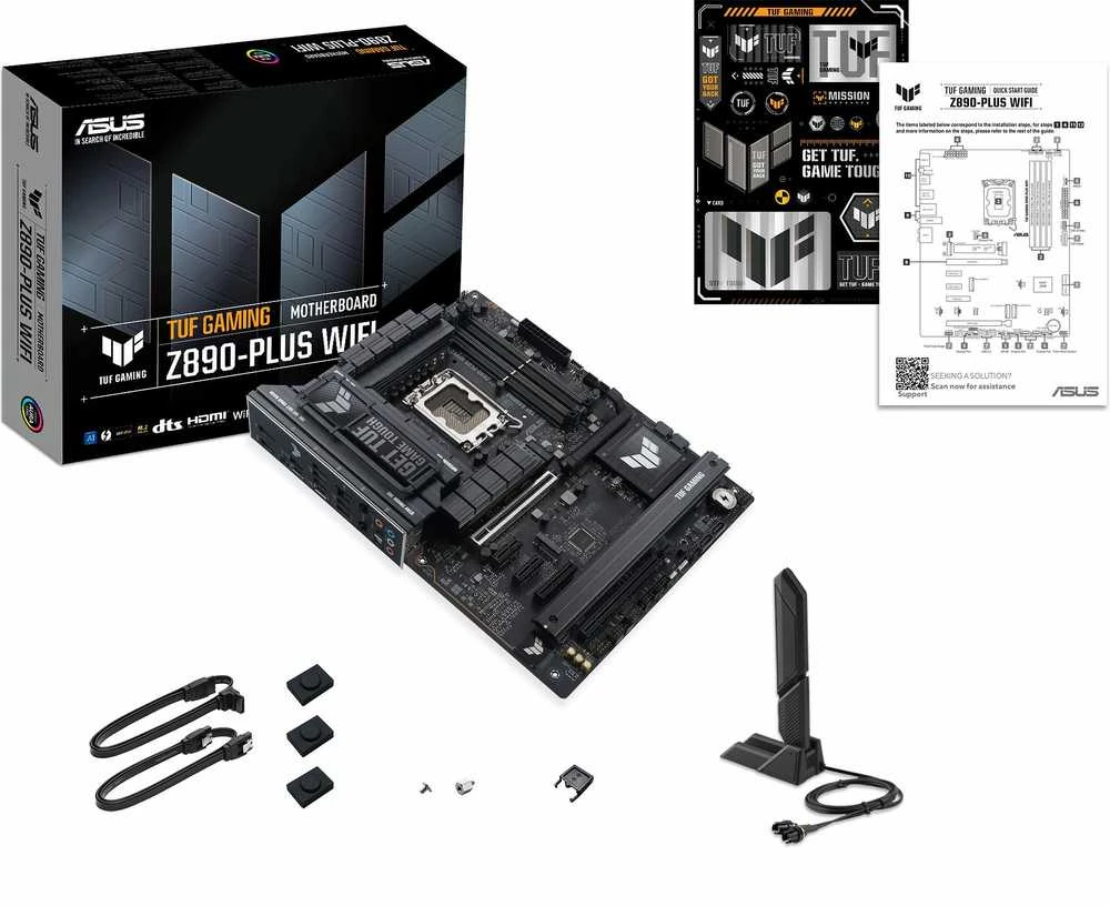 Pagrindinė plokštė ASUS TUF GAMING Z890-PLUS WIFI LGA1851 DDR5 ATX MB