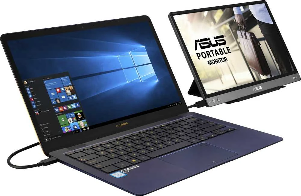 Monitorius ASUS ZenScreen MB14AC, 14", 1920 x 1080, 60 Hz, 5 ms