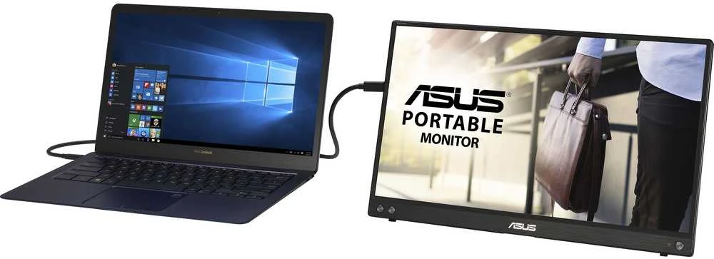Monitorius ASUS ZenScreen MB16ACV, 15,6", 1920x1080, 60Hz, IPS, 5ms