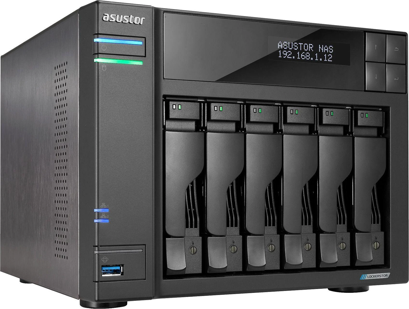 Serveris ASUSTOR LOCKERSTOR 6 Gen2 AS6706T - NAS-Server