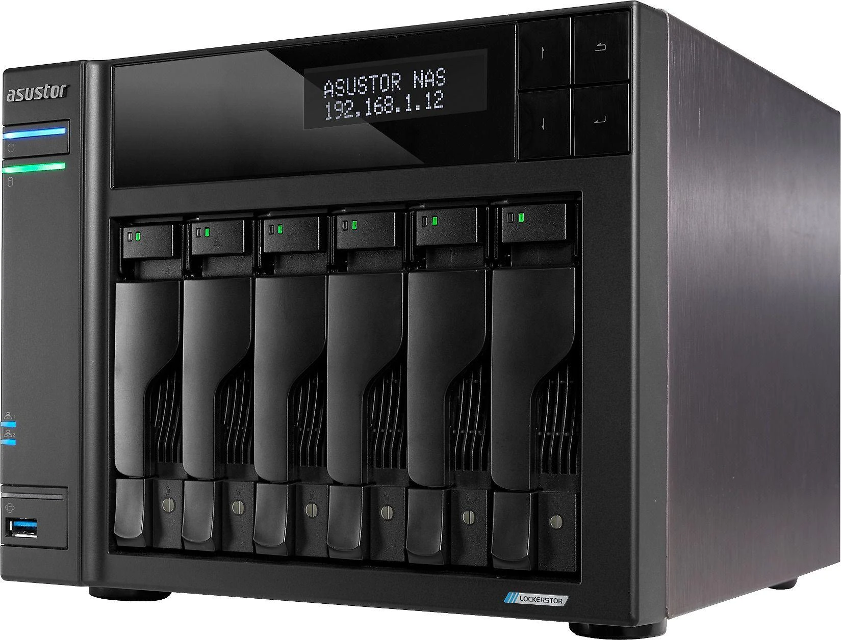 Serveris ASUSTOR LOCKERSTOR 6 Gen2 AS6706T - NAS-Server