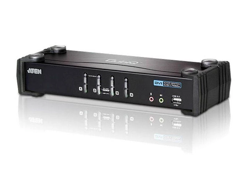 Aten 4 prievadų USB DVI/garso KVMP jungiklis | Aten | 4 prievadų USB DVI/garso KVMP™ jungiklis