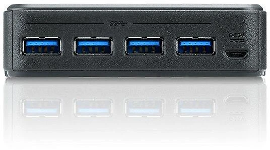Šakotuvas Aten 2 prievadų USB 3.1 Gen1 periferinio bendrinimo įrenginys | Aten | 2 x 4 USB 3.1 Gen1 periferinių įrenginių bendrinimo jungiklis