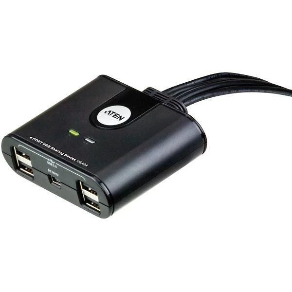 Šakotuvas ATEN US424-AT ATEN US424-AT 4 prievadų USB periferinio bendrinimo įrenginys