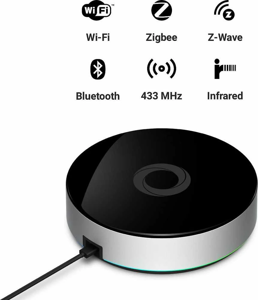 Homey Bridge išmaniųjų namų valdymo centralė zigbee, su-wave plus, IR, Bluetooth, Wifi, 433MHz, 868Mhz