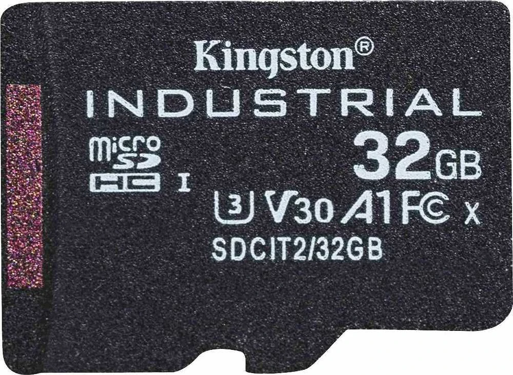 Atminties kortelė Kingston | UHS-I | 32 GB | Micro SDHC/SDXC Industrial Card | Flash atminties klasė Class 10, UHS-I, U3, V30, A1