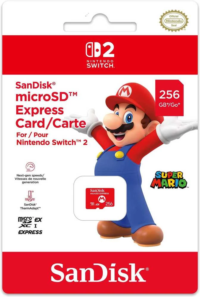 SanDisk - „Nintendo Switch 2“ „Micro SD“ kortelės išplėtimas