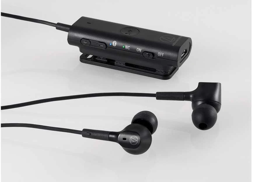 Audio-Technica ATH-ANC100BT belaidės triukšmą slopinančios ausinės, Juodos spalvos