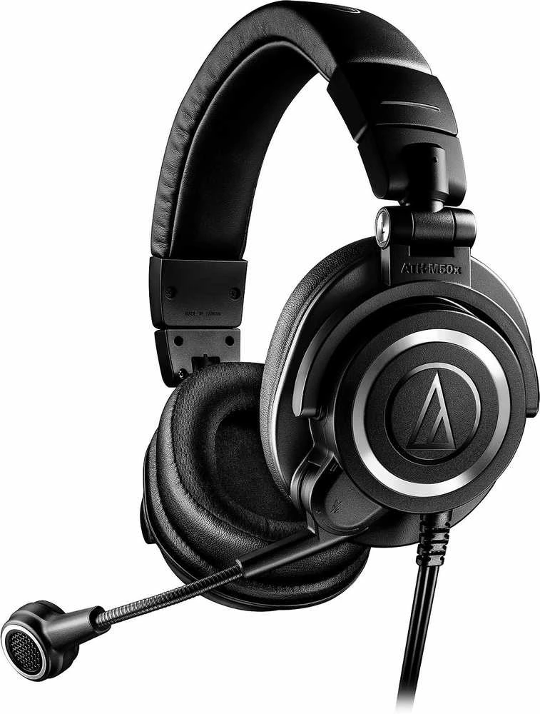 Audio-Technica ATH-M50xSTS USB ausinės, Juodos spalvos