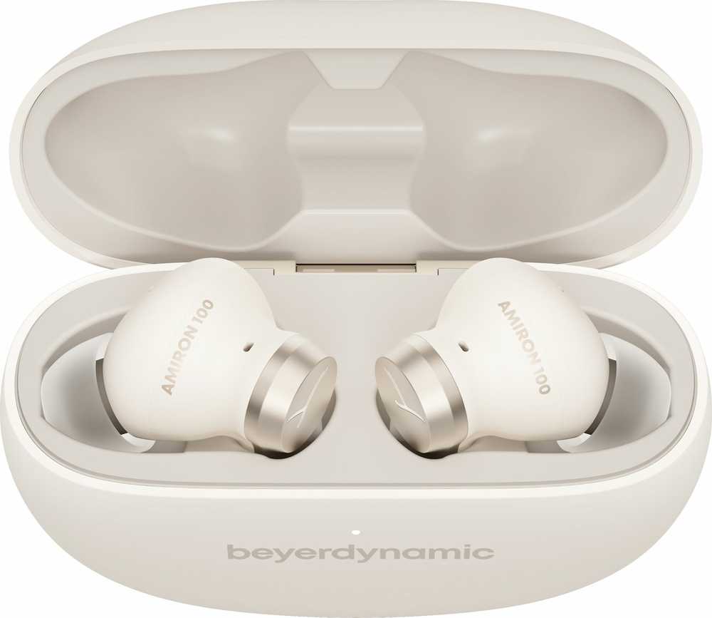 Beyerdynamic Amiron 100 belaidės ANC ausinės, Kreminės spalvos
