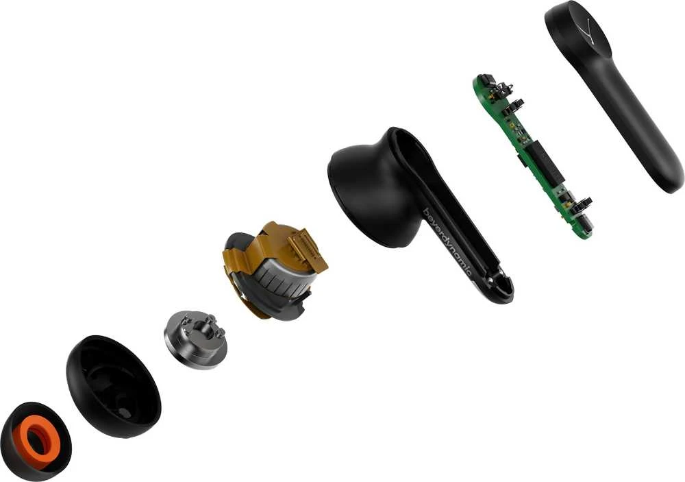 Beyerdynamic AMIRON 100 Belaidžiai ausinukai su įmontuotu mikrofonu | ANC | Juoda