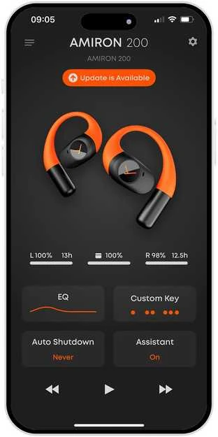 Ausinės Beyerdynamic Amiron 200 langattomat nappikuulokkeet, musta