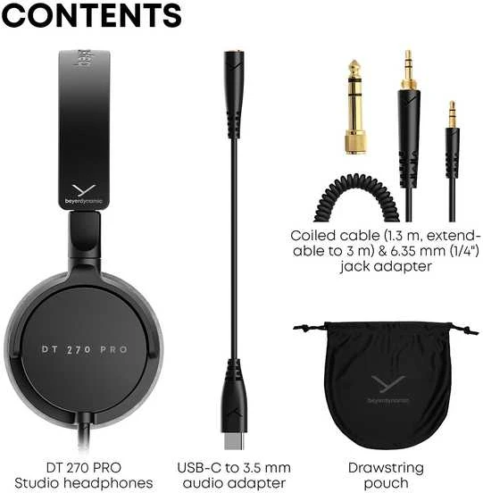 Beyerdynamic | Ausinės | DT 270 PRO
