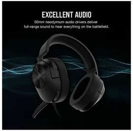 Ausinės Corsair Memory Corsair HS55  Stereo, Juodos