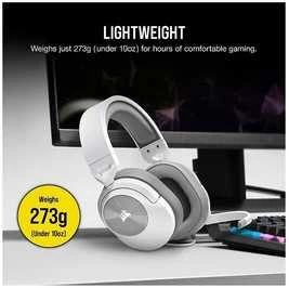 Corsair HS55  Stereo Ausinės Žaidimams mikrofonu, Baltos, su laidu, Noice canceling
