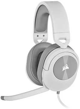 Corsair HS55  Stereo Ausinės Žaidimams mikrofonu, Baltos, su laidu, Noice canceling