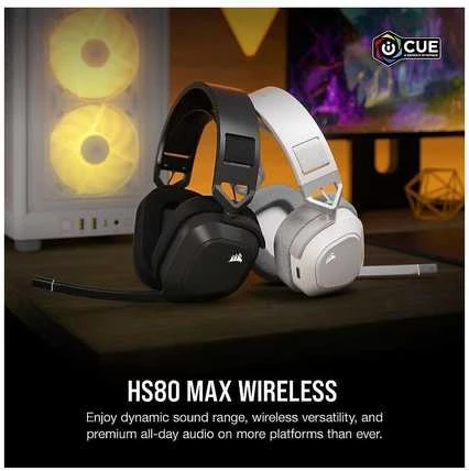 Corsair | Ausinės Žaidimams | HS80 MAX | Bluetooth | Over-Ear | Belaidės