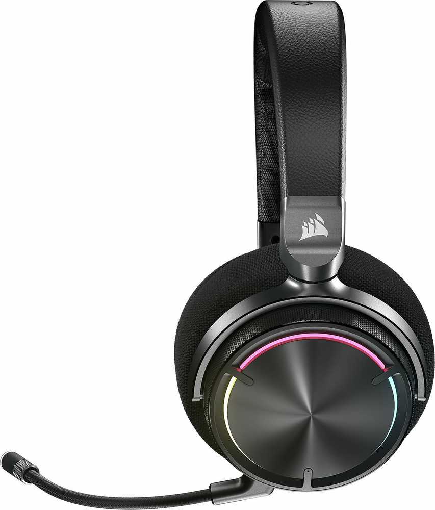 Ausinės Corsair Virtuoso Max Belaidės juoda