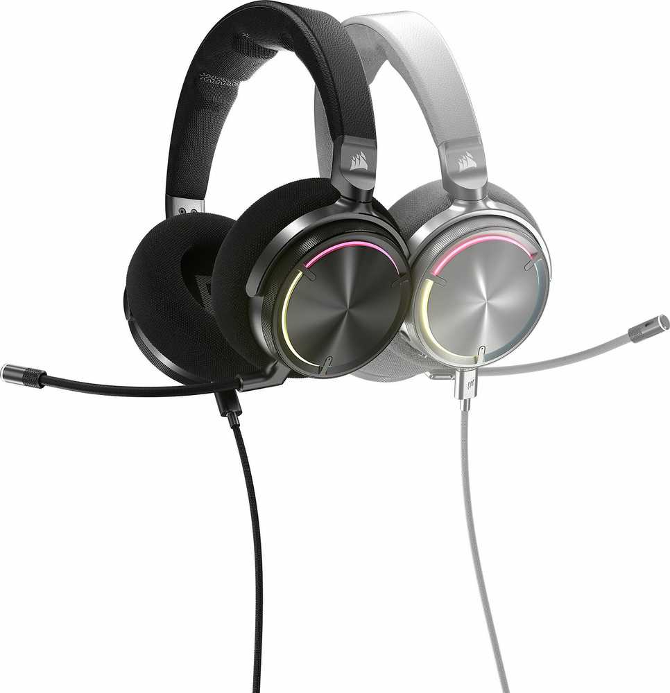 Ausinės Corsair Virtuoso Max Belaidės juoda