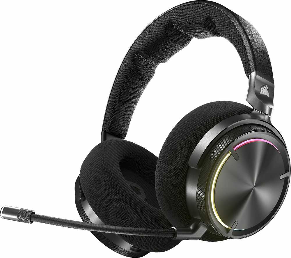 Ausinės Corsair Virtuoso Max Belaidės juoda