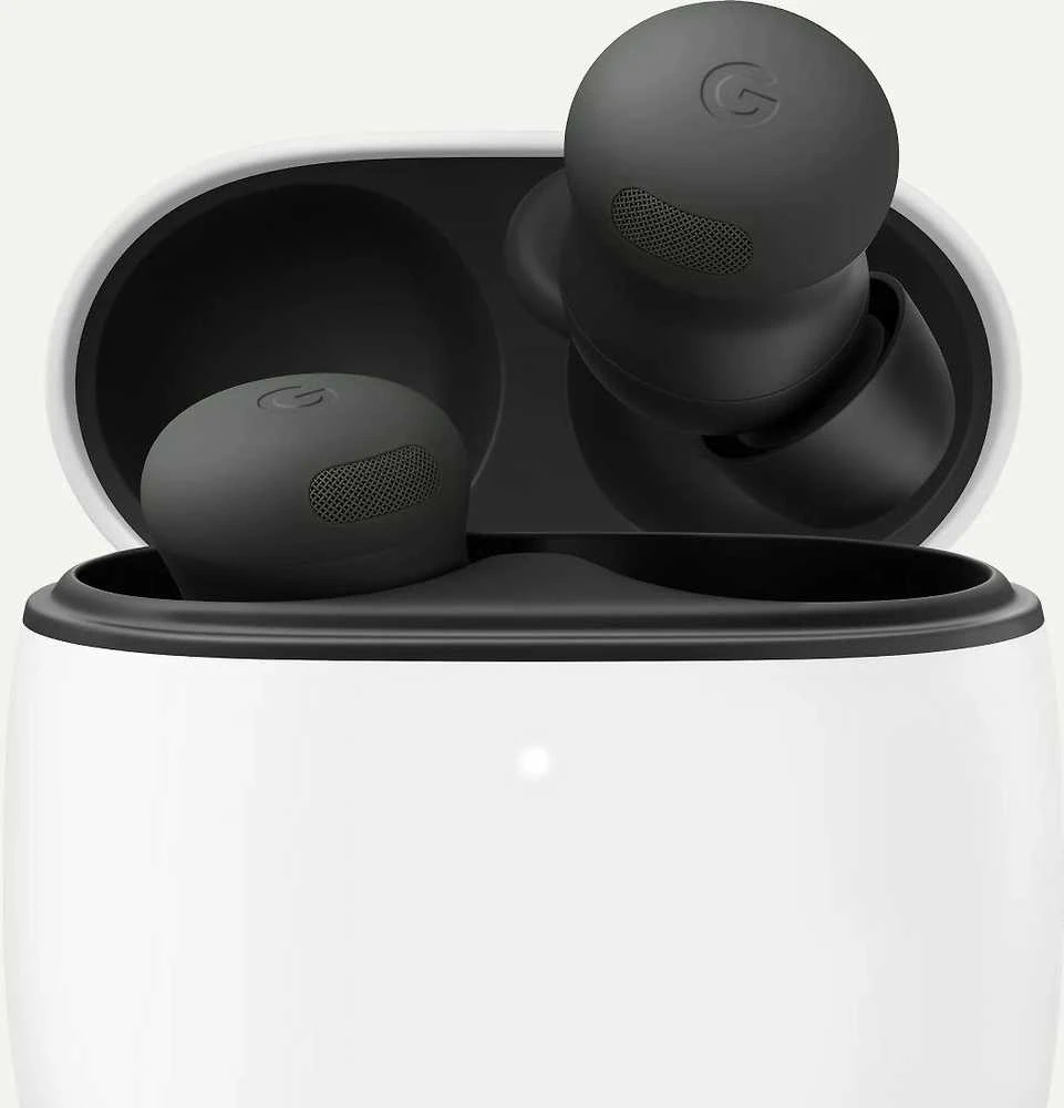 Pixel Buds Pro 2 atvirame įkrovimo dėkle