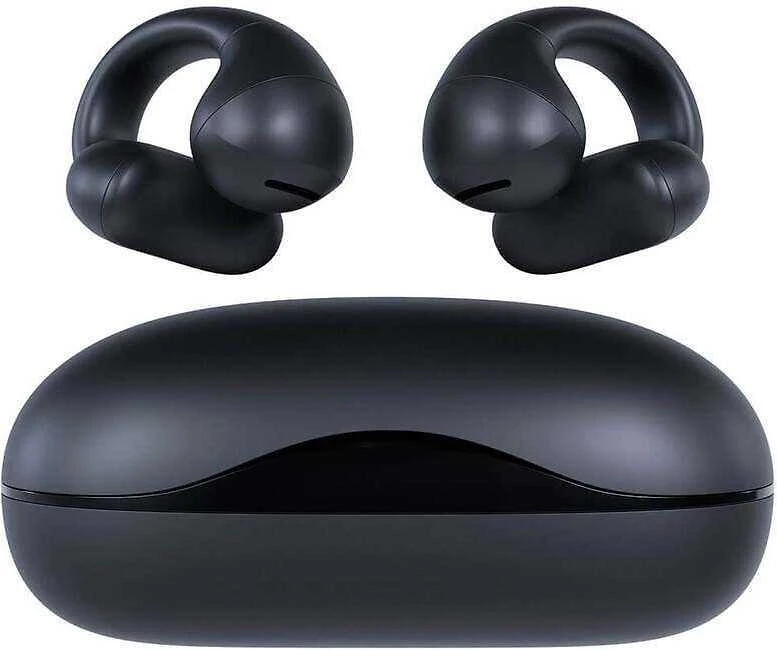 Polaroid Happy Plugs Clip juodos ausinės su dėklu