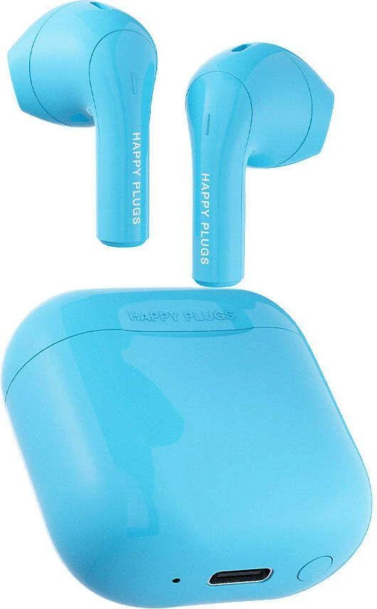 Happy Plugs Joy Belaidės ausinės, mėlynos spalvos